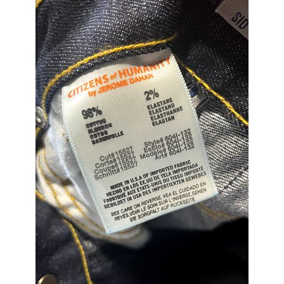 Citizens of Humanity SID Jeans 34x34 - Picture 6 of 6